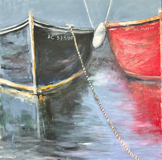 En rouge et bleu